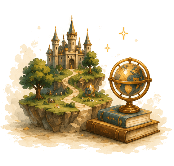 A story world that grows visual